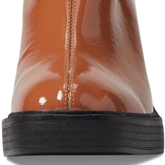 NEW KENNETH COLE NEW YORK Amber Heel Booties rust for women 462tn - Picture 3 of 12